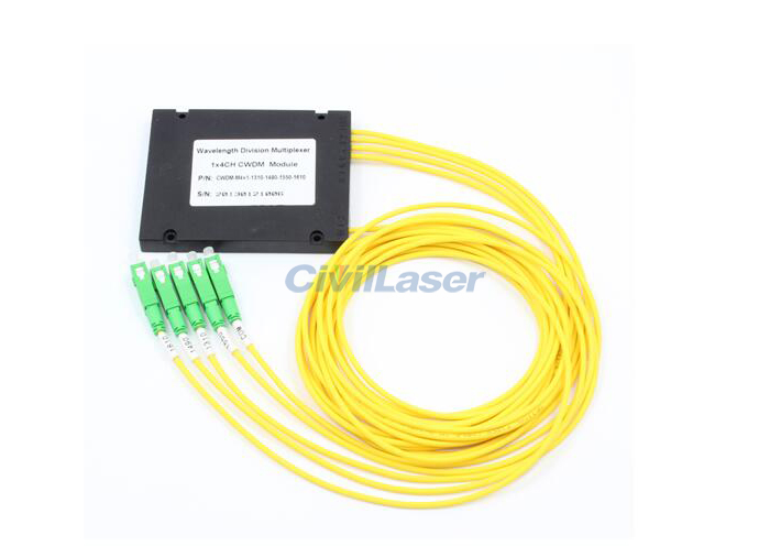 8 CWDM Filter Plate Coarse Wavelength Division Multiplexer Multi Channel